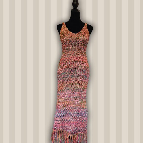 Second Hand Zara multicolor knit midi dress - Size: Small - Picture 2 of 8